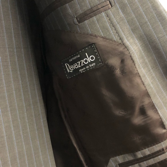 Ravazzolo Suit 56L Wool and Mohair - Picture 5 of 8